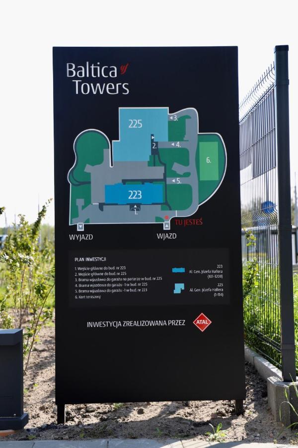 Apartament Gdansk Baltica Towers 7Floor Exterior foto